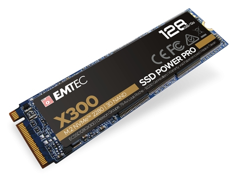 Emtec X300 128 Go M.2 PCI Express 3.0 NVMe 3D NAND