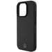 Funda Mercedes para iPhone 16 Pro Max 6.9'' negra con textura y cuero liso Funda rígida MagSafe