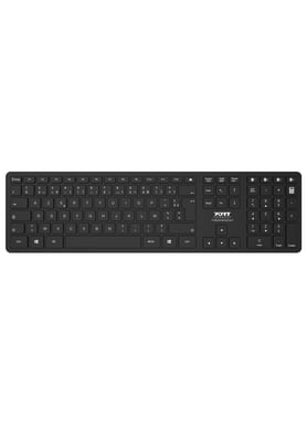 Port Designs 900903 Tastiera francese AZERTY senza fili RF + Bluetooth Nero