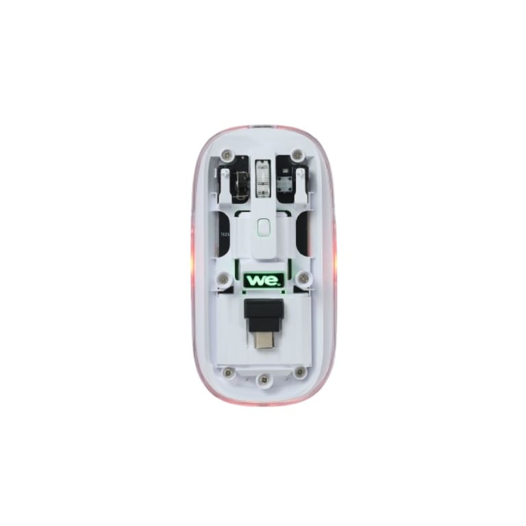We Souris sans-fil, double connexion BT et 2.4GHz en USB-C, DPI réglable 800-1200-1600, batterie rechargeable - vue 2