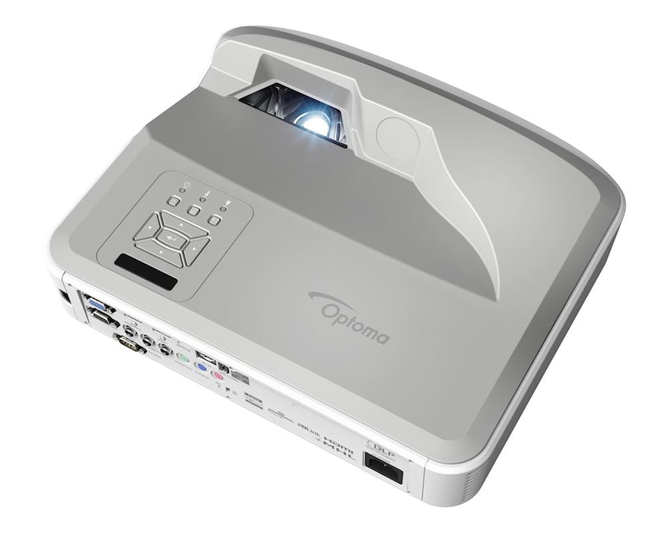 Optoma ZU500USTe videoproyector Proyector de alcance ultracorto 5000 lúmenes ANSI DLP WUXGA (1920x1200) 3D Blanco