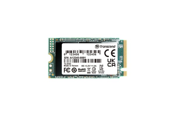 Transcend PCIe SSD 400S 256 Go M.2 PCI Express NVMe 3D NAND