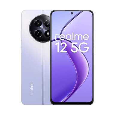 Smartphone Realme 12 (5G) 256 GB Violeta, con cámara de 108 MP y carga rápida de 45 W