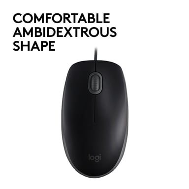 Logitech B110 Silent souris Bureau Ambidextre USB Type-A Optique 1000 DPI
