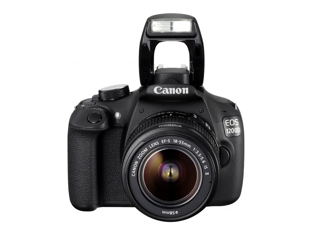 Canon EOS 1200D + EF-S 18-55mm Kit d'appareil-photo SLR 18 MP CMOS 5184 x 3456 pixels Noir - Neuf