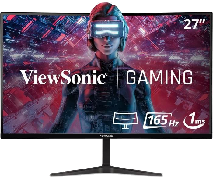 Ecran PC Gamer Incurvé - VIEWSONIC - 27 - VX2718-2KPC-MHD - QHD - Dalle VA - 1 ms - 165 Hz - 2 x HDM