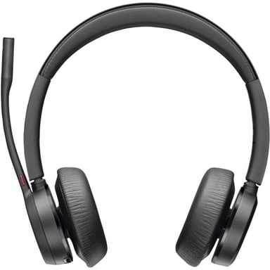 HP Poly Voyager 4320 UC Stereo USB-A Headset +BT700 USB-A Adapter +Charging Stand