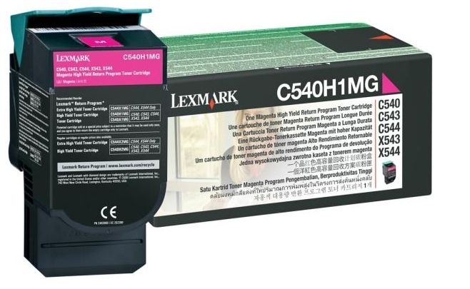 Lexmark À rendement élevé cyan originale cartouche de toner LCCP LRP pour C540 543 544 546 X543 544 546 548 - vue 4