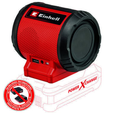 Einhell Radio sans fil TC-SR 18 Li BT - Solo, sans batterie et chargeur - 4514150 - vue 1