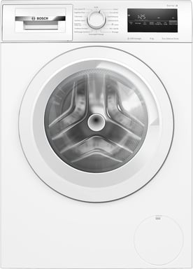 Lave-linge hublot BOSCH WAN28209FR SER4 - 9 kg - Induction - L60cm - Classe A - 1400 trs/min - Vapeur - Blanc