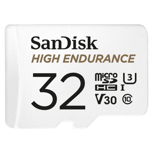 Carte microSD Haute résistance de vidéosurveillance SanDisk + Adaptateur SD jusqu'à 100 Mo/ Class 10 U3 V30 - vue 7
