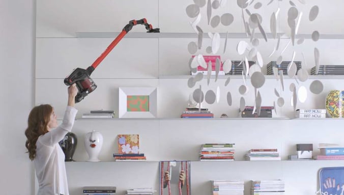 Hoover HF222AXL 011 Aspiradora escoba 2 en 1 Batería Secar Tela Sin bolsa 0,7 L 220 W Negro