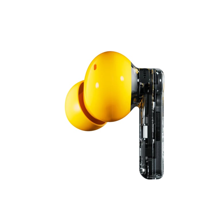 Nothing Ear (a) Réduction Active du Bruit, - Jusqu'à 42,5 Heures d'écoute - Jaune - Neuf