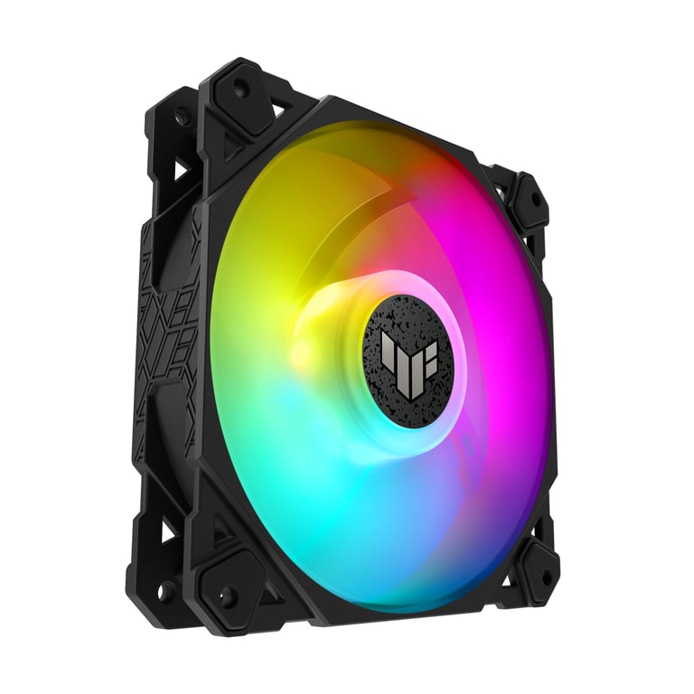ASUS TUF Gaming TF120 ARGB Fan Boitier PC Refroidisseur d'air 12 cm Noir - Neuf