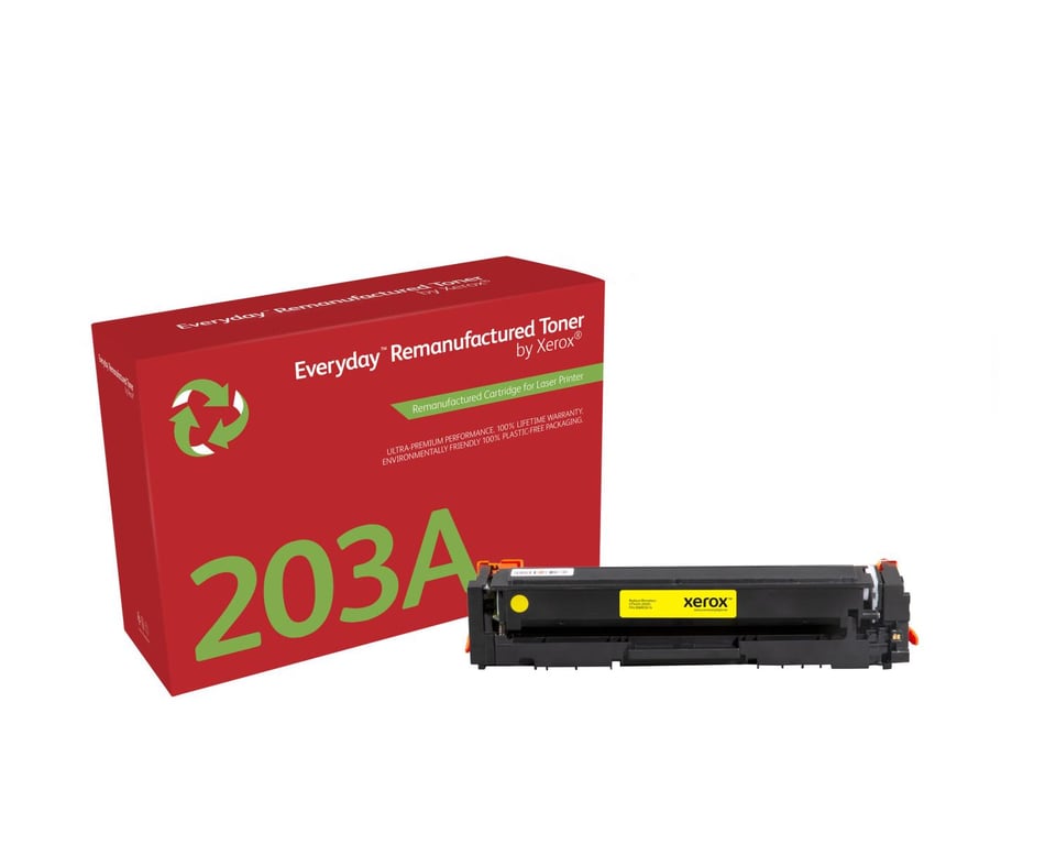 Xerox Jaune cartouche de toner alternative pour : HP CF542A HP pour HP Color LaserJet Pro M254dw M254nw MFP M280nw MFP M281cdw MFP M281fdn MFP M281fdw