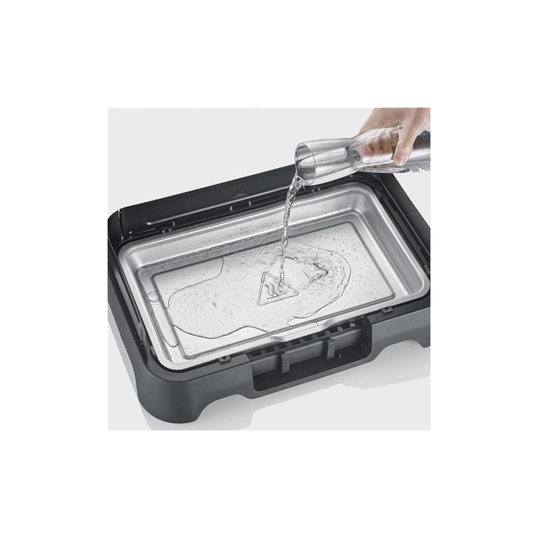 Barbecue Électrique de Table SEVERIN PG8593 – 2000 W, Grille Inox, Thermostat Réglable - vue 10