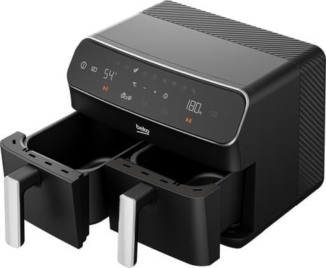 Beko FRL5388B friteuse Double 8,5 L Autonome 2400 W Friteuse d'air chaud Noir