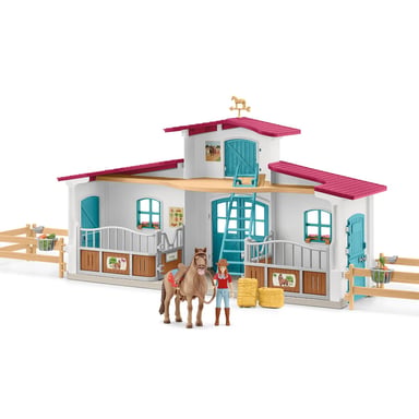Schleich Centre Équestre, c figurines avec 75 éléments inclus dont 1 cheval, des 5 ans, 72222 Horse club - Neuf - vue 6