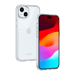 Guscio ibrido invisibile per Apple iPhone 15 Plus, trasparente