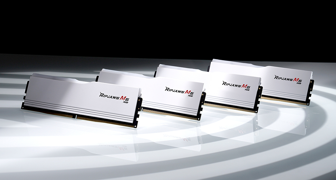 G.Skill Ripjaws M5 RGB F5-5600J4645A16GX2-RM5RW module de mémoire 32 Go 2 x 16 Go DDR5 - Neuf