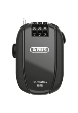 Antifurto Combiflex ABUS 65 cm Cavo in Acciaio Nero