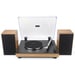 New Majestic TT 54 Tocadiscos de correa Negro, Madera