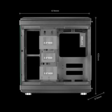 Mars Gaming MC-3T Midi Tower Azul