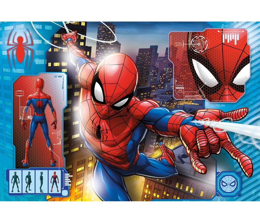 Clementoni Spider Man Jeu de puzzle 104 pièce Dessins animés Neuf - vue 2