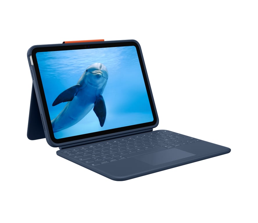 Logitech Rugged Combo 4 Touch Clavier et étui avec trackpad Apple Smart connector pour Apple 10.9 inch iPad 10ème génération - vue 6