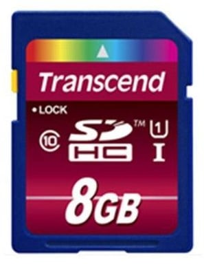 Transcend TS8GSDHC10U1 memoria flash 8 GB SDHC MLC Clase 10
