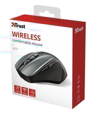 Trust Nito Mouse da tavolo senza fili RF per destrimani 2200 DPI