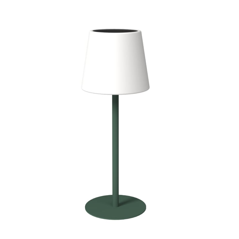 KREAFUNK ARC Lampe LED Tactile – Portable, recharge solaire & USB-C, jusqu'à 24 heures d'autonomie, 2 hauteurs possibles, éclairage d'ambiance -Vert - Neuf