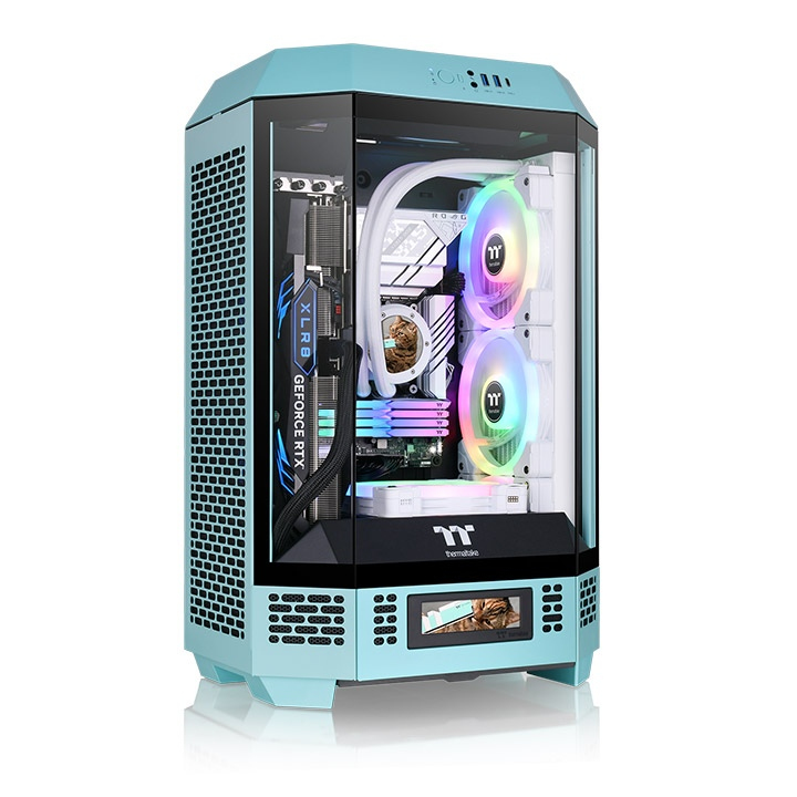 Thermaltake 300 Turquoise Micro Tower - Neuf