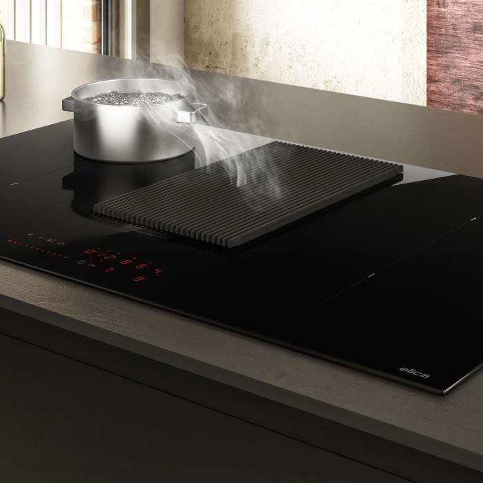 Table induction aspirante ELICA 4 zones de cuisson Largeur 83 cm NIKOLATESLA PRIME BLA83 - vue 5