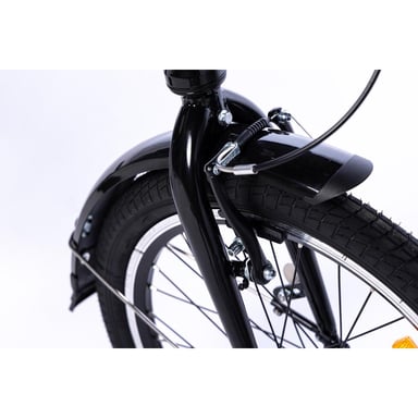 Bicicleta Plegable Urbana LIGHT 20'' Negra , aluminio, SHIMANO 7v.