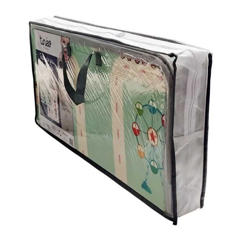 Maxi tapis d'éveil réversible TINEO 150 x 180 cm Facade animaux / Circuit de voitures - vue 4