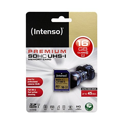 Intenso 3421470 mémoire flash 16 Go SDHC UHS-I Classe 10 - Neuf