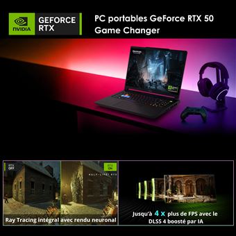 MSI Raider 16 HX Intel Core Ultra 7 251HX RTX 5070 Ti 16'' QHD+ 240 Hz 32 Go 1 To Antracita