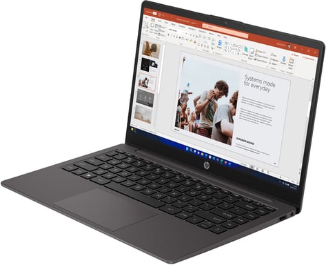HP 245 G10 AMD Ryzen™ 3 7330U Ordinateur portable 35,6 cm (14'') Full HD 8 Go DDR4-SDRAM 256 Go SSD Wi-Fi 6 (802.11ax) Windows 11 Home Argent