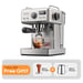 H10A Silver - Cafetera espresso semiautomática con temperatura regulable 20 bar