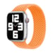 Bracelet Solo tressé pour Apple Watch | 44/45/46/49 mm - Taille 3 - Bright Orange