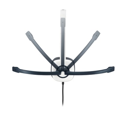 Logitech H150 Cuffia cablata ad archetto per ufficio/centro chiamate Bianco