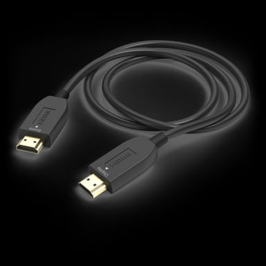 Cable HDMI óptico activo, conector macho - macho, 8K, dorado, 3 m