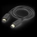 Cable HDMI óptico activo, conector macho - macho, 8K, dorado, 3 m