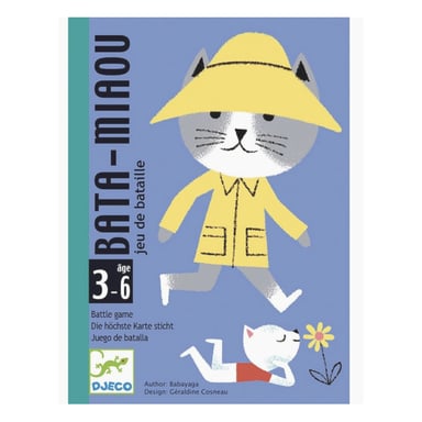 Juego de cartas Bata Miaou de Djeco - Diversión gatuna para toda la familia