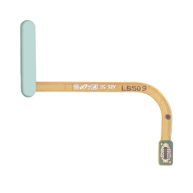 Samsung Lector de huellas dactilares para Galaxy A26 Pieza de repuesto original con cable plano Verde agua