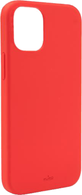 Coque Silicone Icon Rouge pour iPhone 12 mini Puro