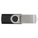 Memoria USB ''Rotate'', USB 2.0, 8 GB, 10 MB/s, negro/plateado