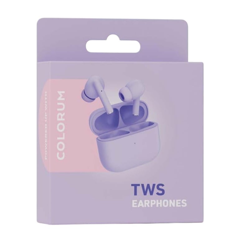 Écouteurs TWS Intra auriculaires Bluetooth 5.3 avec Réduction de Bruit Lavande Neuf - vue 3