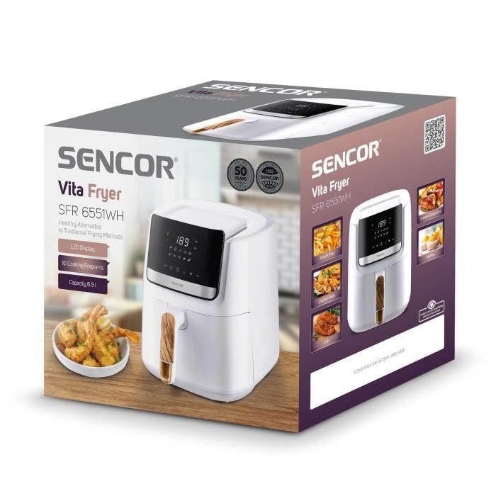Airfryer SENCOR SFR 6551WH 6 5 - vue 4